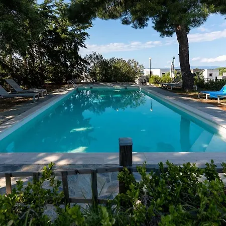 Pool With Attic In Glarokavos